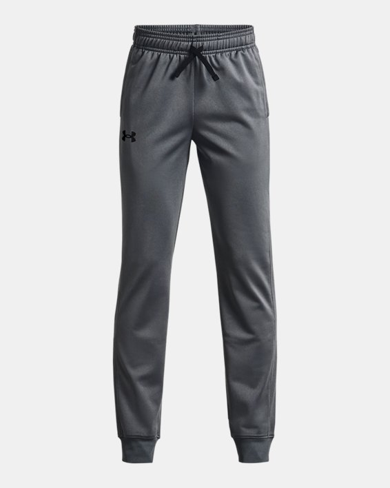 Boys' UA Brawler 2.0 Tapered Pants, Gray, pdpMainDesktop image number 0